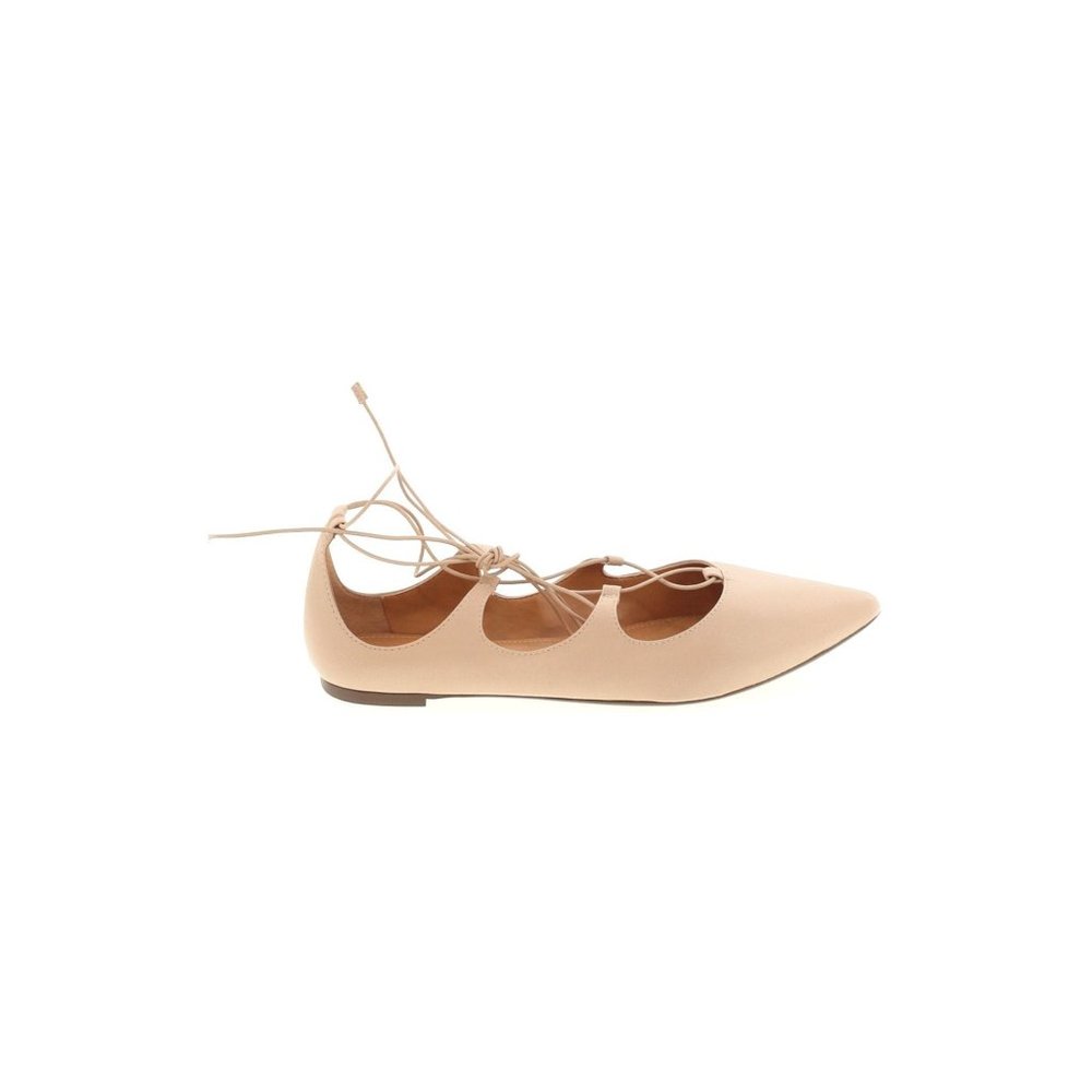J.Crew Factory Leather Flats - Picture 1 of 2